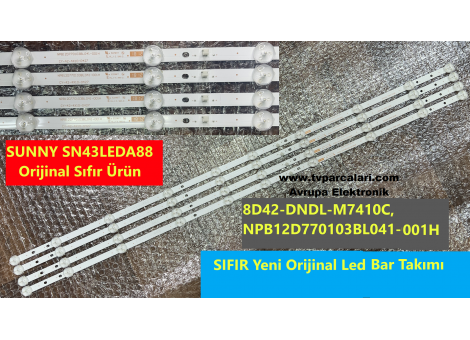 8D42-DNDL-M7410C, NPB12D770103BL041-001H, CY-42-4X10-0427, SUNNY SN43LEDA88/0227 Led bar 8D42-DNDL-M7410C, NPB12D770103BL041-001H, CY-42-4X10-0427, SUNNY SN43LEDA88/0227 Led bar